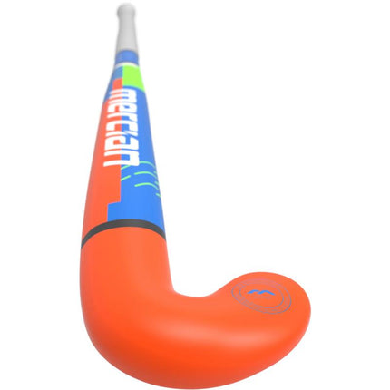Mercian Genesis CF5 Pro Bend Junior Hockey Stick Royal/Orange 2025