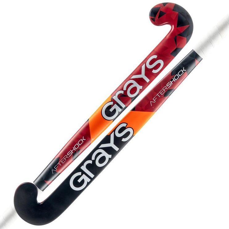 Grays Aftershock Ultrabow MC Wooden Hockey Stick Red/Black 2024