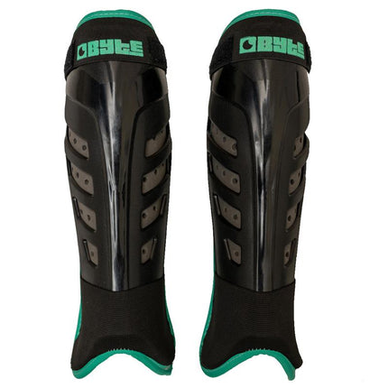 BYTE XR Hockey Shinguards Black/Teal