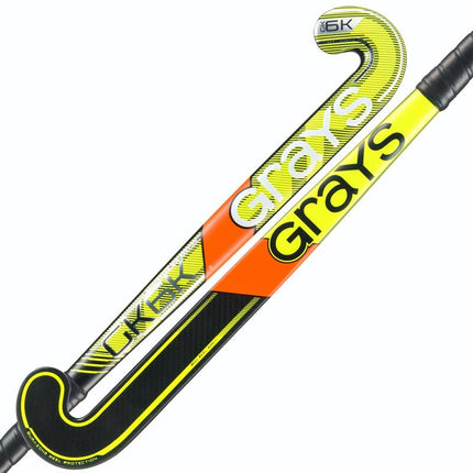 Grays GK Elite 6K Goalkeeping Hockey Stick Fluo Yellow 2025/2026