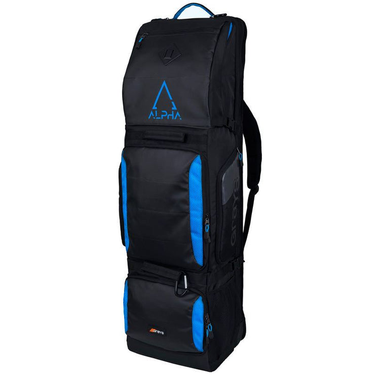 Grays Alpha Hockey Kitbag Black/Sky