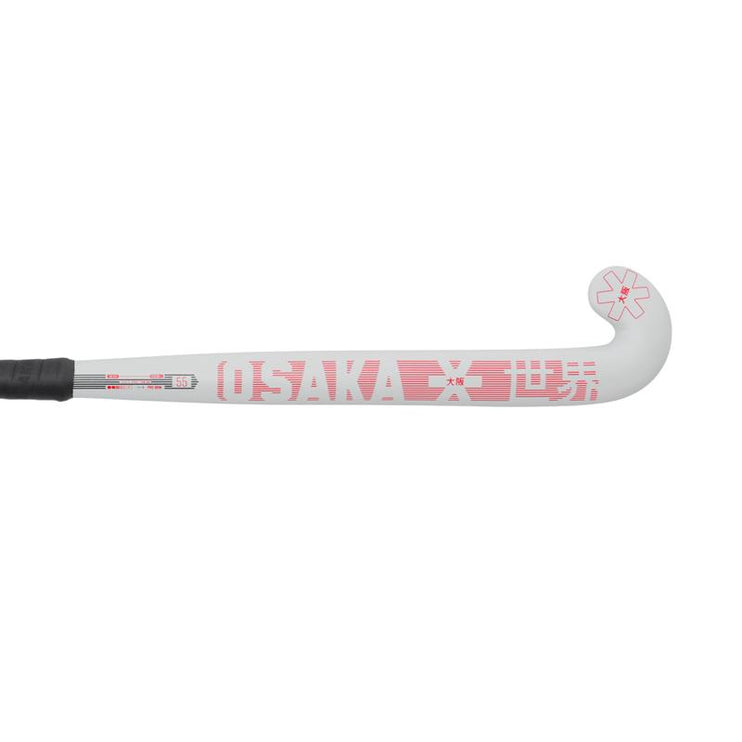 Osaka Vision 55 Pro Bow Hockey Stick White/Red 2024