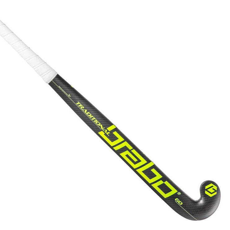 Brabo Traditional Carbon 60 LB Hockey Stick Black/Neon 2024