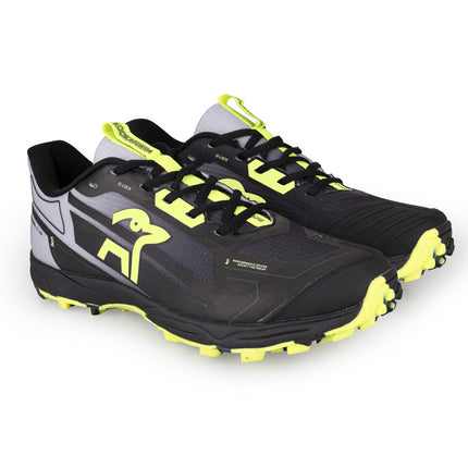 Kookaburra Rogue Junior Hockey Shoes Black/Yellow 2025