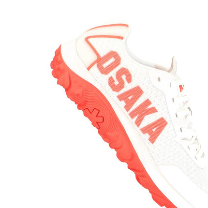 Osaka KAI MK1 Pro Tour Hockey Shoes White-Neon Flare 2025