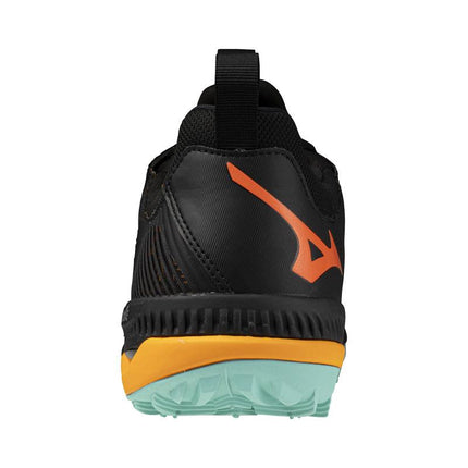 Mizuno Wave Panthera 2 Hockey Shoes Black/Tangelo/Ice Green 2025