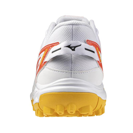 Mizuno Wave Lynx 2 Hockey Shoes White/Fiery Coral 2/Citrus 2025