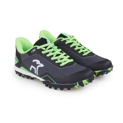 Kookaburra Orbit Junior Hockey Shoes Black/Lime 2024