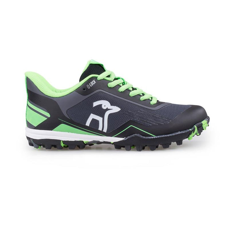 Kookaburra Orbit Junior Hockey Shoes Black/Lime 2024