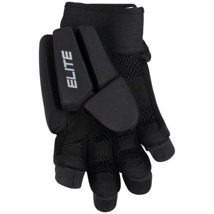 Brabo Elite Full Finger Indoor Hockey Glove Right Hand Black