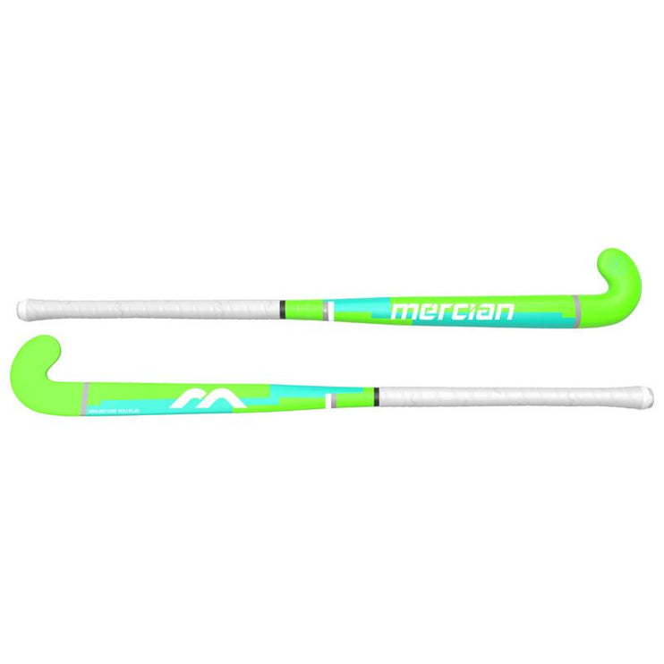 Mercian Genesis Wood 1 Junior Hockey Stick Green/Aqua 2025
