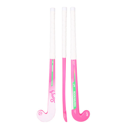 Kookaburra Neon Pink Junior Wooden Hockey Stick 2025