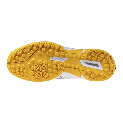 Mizuno Wave Lynx 2 Hockey Shoes White/Fiery Coral 2/Citrus 2025