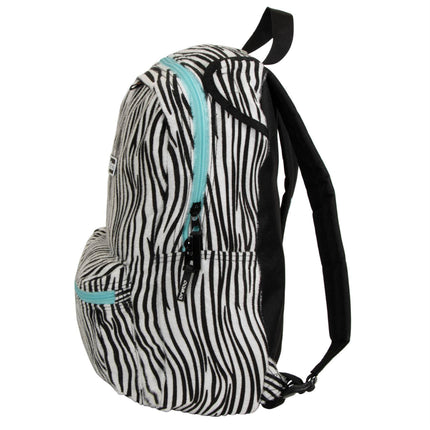 Brabo Storm Backpack Zebra/Aqua