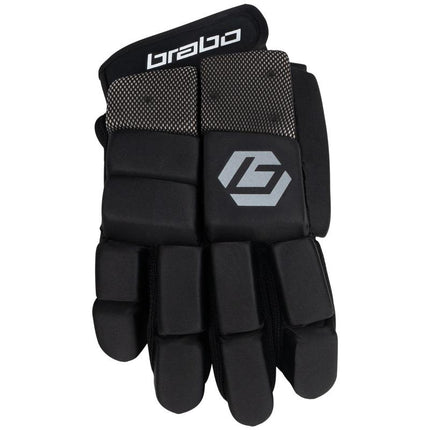 Brabo Elite Full Finger Indoor Hockey Glove Right Hand Black