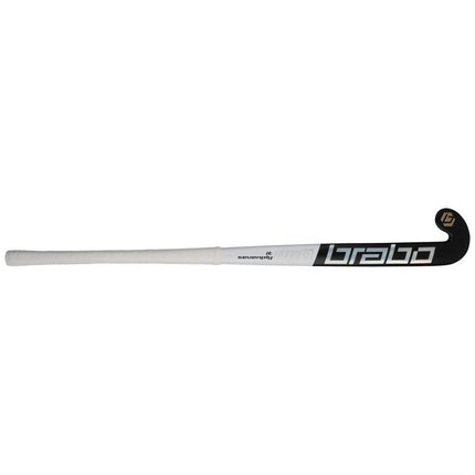 Brabo IT Sevenply Pro Black/White Wooden Indoor Hockey Stick 2026/2027
