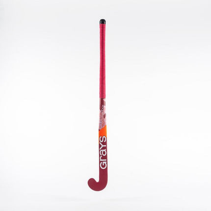 Grays Aftershock Ultrabow MC Wooden Hockey Stick Pink/Red 2024