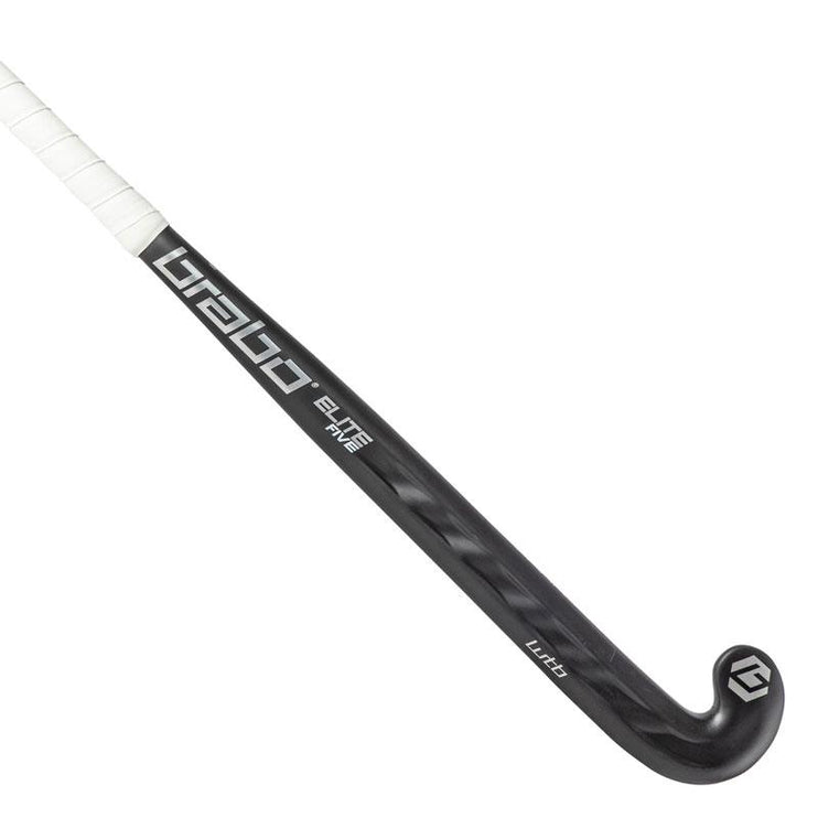 Brabo Elite 5 Carbon WTB LB Hockey Stick Black/Silver 2024