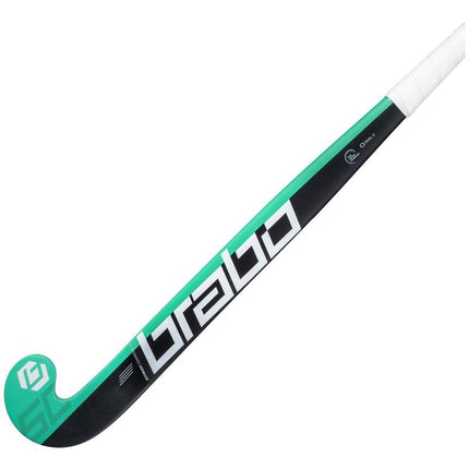 Brabo Tribute 50 LB Black/Aqua Hockey Stick 2025