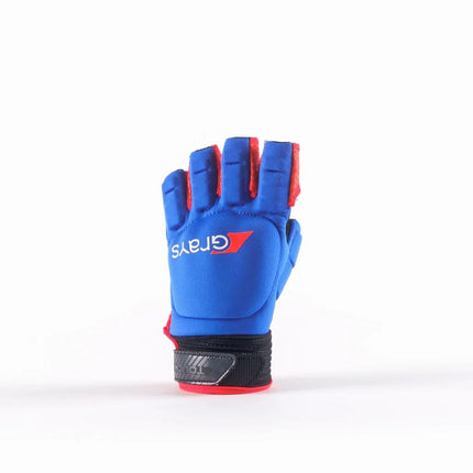 Grays Touch Navy/Red Half Glove
