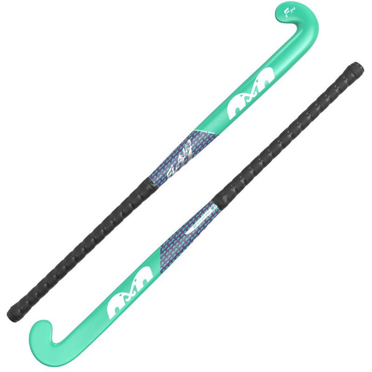 TK F JR Control Bow Junior Hockey Stick Aqua/Purple 2025