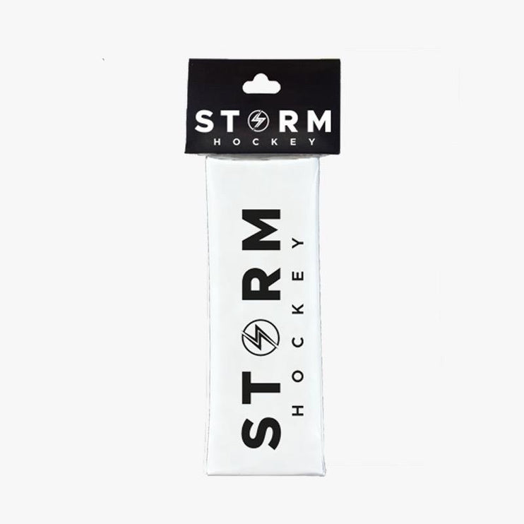 The Storm Sleeve hockey overgrip in White 50cm waterproof heat-shrink sleeves.