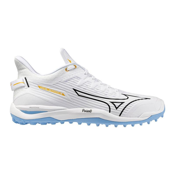 Mizuno Wave Leopardus Hockey Shoes White/Celeste SS26