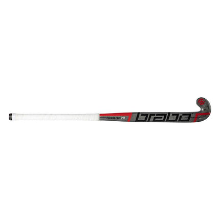 Brabo Tribute 70 LB Shift Cap Hockey Stick Grey/Red 2024