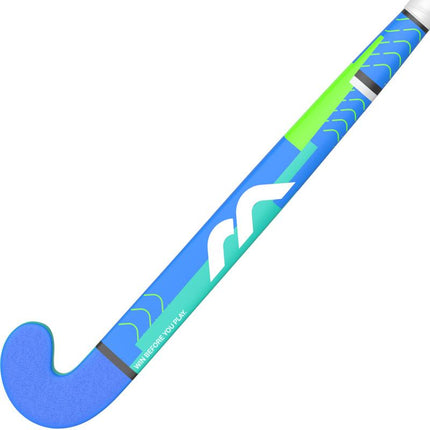 Mercian Genesis CF5 Pro Bend Junior Hockey Stick Royal/Aqua 2025