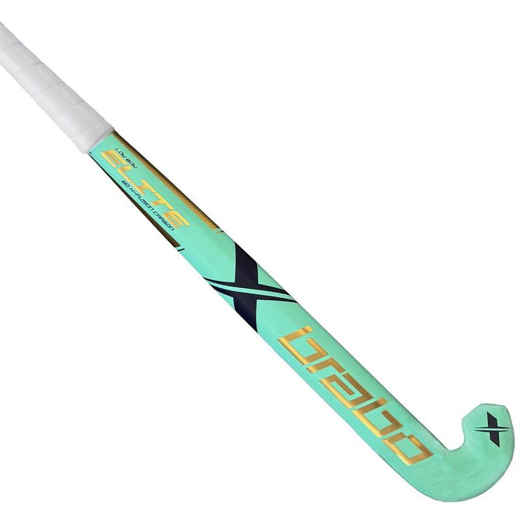 Brabo Elite X 80 LTD LB Celeste/Gold Hockey Stick 2026/2027