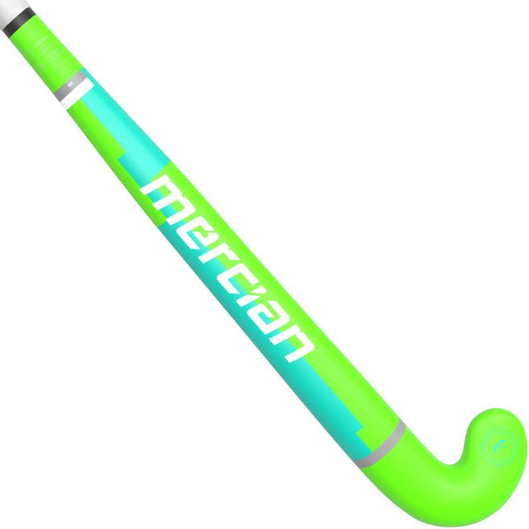 Mercian Genesis Wood 1 Junior Hockey Stick Green/Aqua 2025