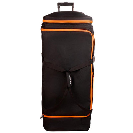 Brabo Wheeled Standard Goalkeeping Bag Black/Orange 2024