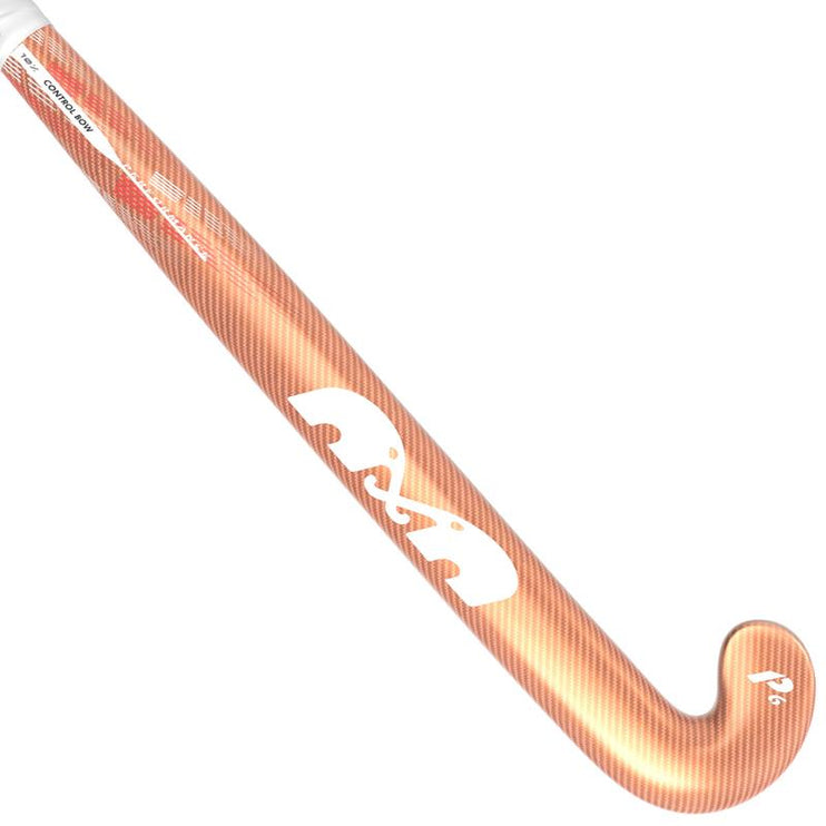 TK P6 Control Bow Junior Hockey Stick Coral/Pearl 2025