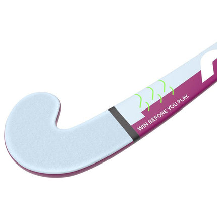 Mercian Genesis CF25 Pro Bend Junior Hockey Stick Grey/Purple 2025