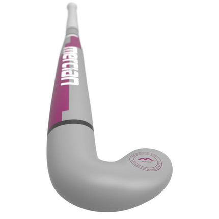 Mercian Genesis Wood 1 Plus Junior Hockey Stick Grey/Purple 2025