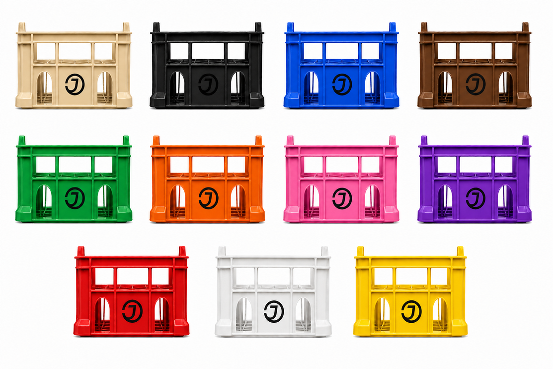 Justa Hockey Ball Crate in a vibrant team colour