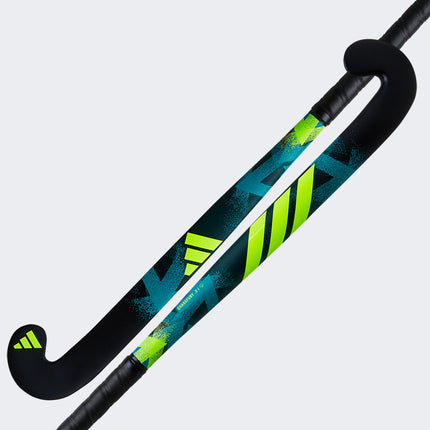 Adidas Chaosfury .3 Wooden Indoor Hockey Stick Teal/Lemon 2025