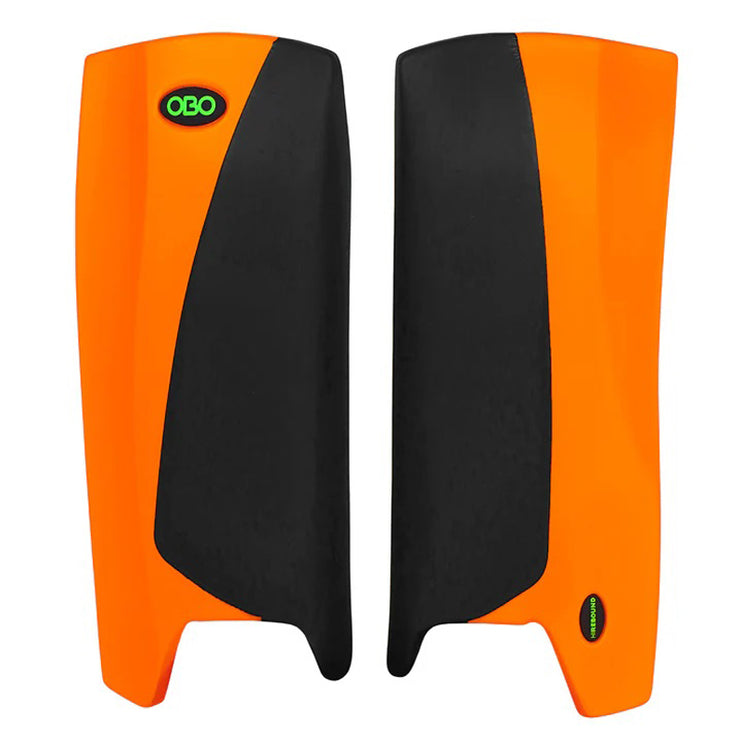 OBO Robo Hi-Rebound Leg Guards Black/Orange