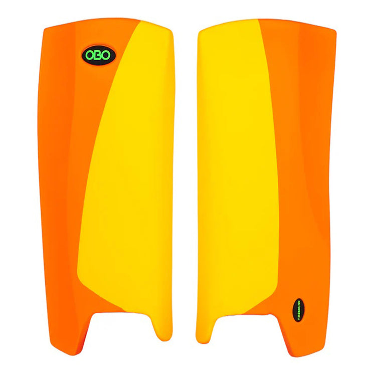 OBO Robo Hi-Rebound Leg Guards Yellow/Orange