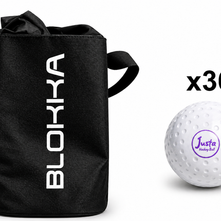 Justa White Practice Balls x36 with Bag