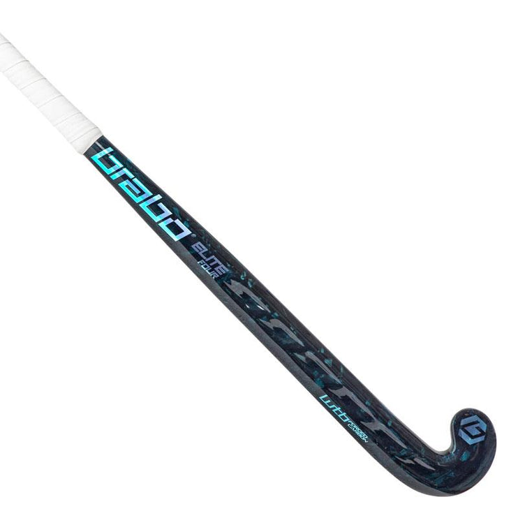 Brabo Elite 4 WTB Forged Carbon ELB Hockey Stick Blue/Black 2024