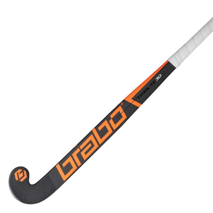 Brabo Tribute 30 CC Hockey Stick Grey/Orange 2024