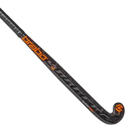 Brabo Elite 2 WTB Forged Carbon CC Light Hockey Stick Black/Orange 2024