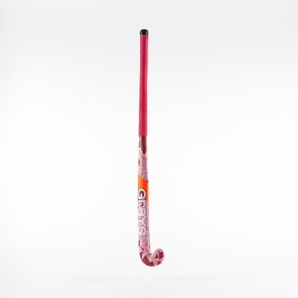 Grays Aftershock Ultrabow MC Junior Wooden Hockey Stick Pink/Red 2024