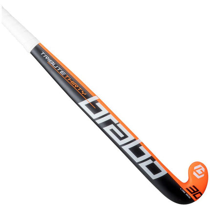 Brabo Tribute 30 LB Black/Orange Hockey Stick 2025