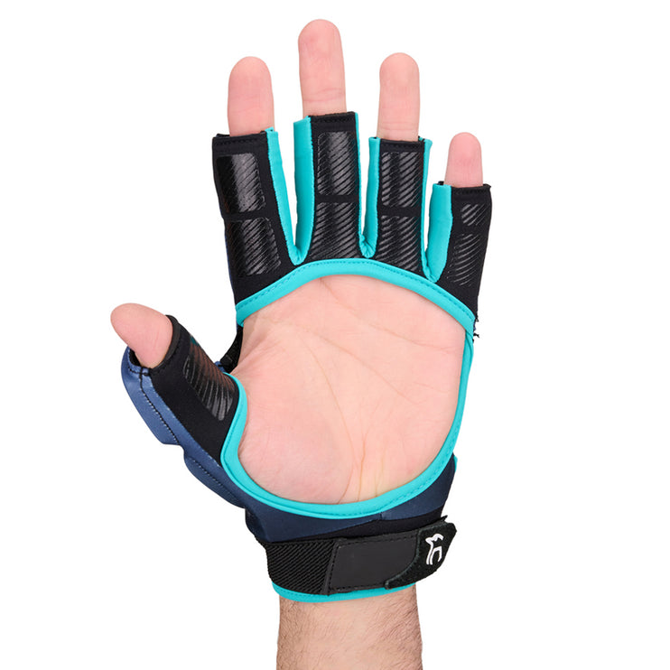 Kookaburra Spirit Plus Left Hand Hockey Glove Grey/Teal 2025