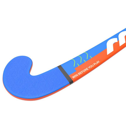 Mercian Genesis CF5 Pro Bend Junior Hockey Stick Royal/Orange 2025