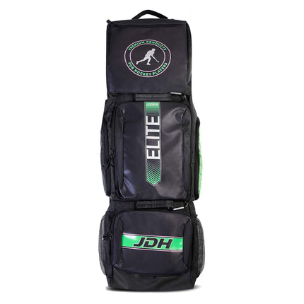 JDH Elite Hockey Bag Black/Green/Pink 2021