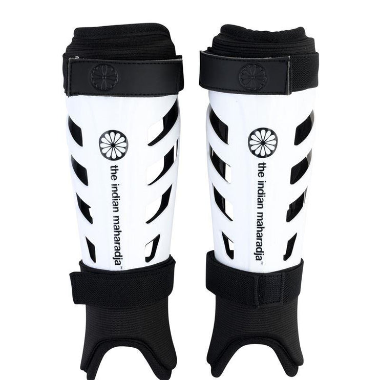 The Indian Maharadja Junior Washable Shinguards White