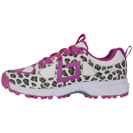 Brabo Tribute Junior Hockey Shoes Leopard/Pink + Slides 2026/2027